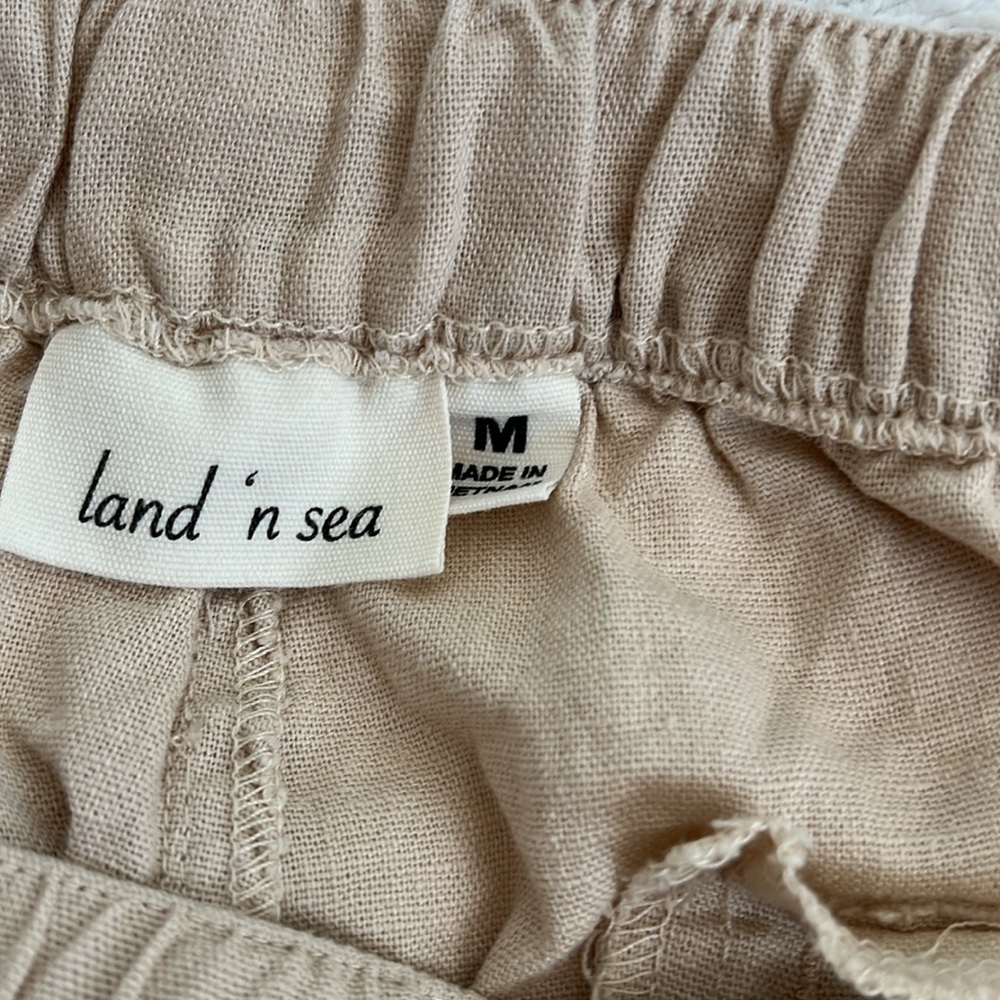 Land ‘n Sea Washable Linen Blend Shorts. Size M - Picture 5 of 9